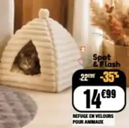 Spot & Flash Refuge en velours pour animaux