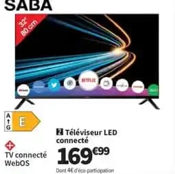 SABA Téléviseur LED connecté