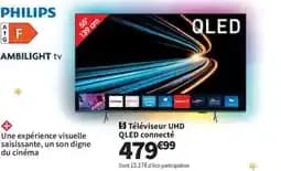 PHILIPS Téléviseur UHD QLED connecté