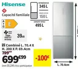 Hisense Combiné
