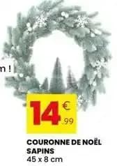 Couronne de noël sapins