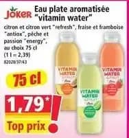 Joker - eau plate aromatisée vitamin water