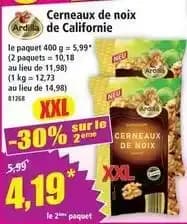 Cerneaux de noix de californie
