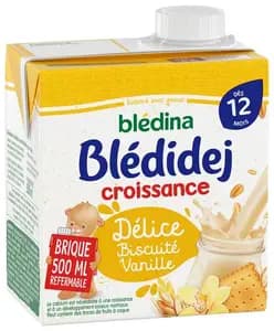 Lait et Cereales Bledidej des 12 Mois Bledina