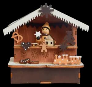 Cabane Marche de Noel Led