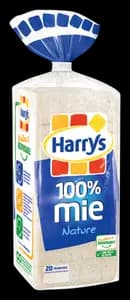 Pain de Mie 100% Mie Sans Croute Nature Harrys