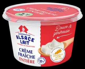 Creme Fraiche Entiere au Lait Pasteurise Alsace Lait