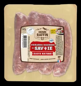 Veritables Saucisses de Savoie Diots Henri Raffin