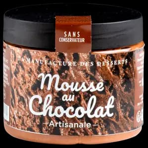 Mousse Artisanale au Chocolat la Hulotte