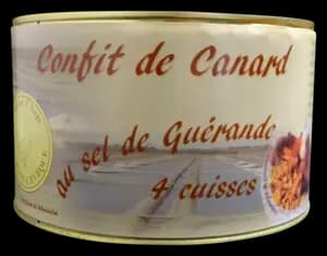 Confit de Canard au Sel de Guerande 4 Cuisses Saveur D'auge