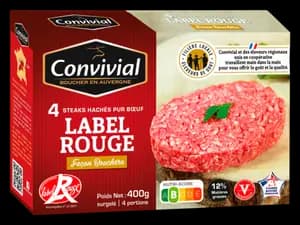 Steaks Haches Pur Bœuf Charolais Facon Bouchere Surgeles Convivial