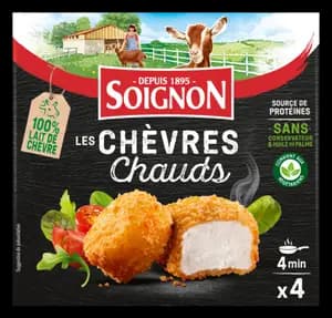 Les Chevres Chauds au Lait Pasteurise de Chevre Soignon