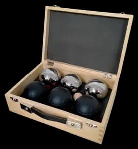 COFFRET DE 6 BOULES DE PÉTANQUE