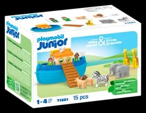 ARCHE DE NOÉ TRANSPORTABLE PLAYMOBIL JUNIOR