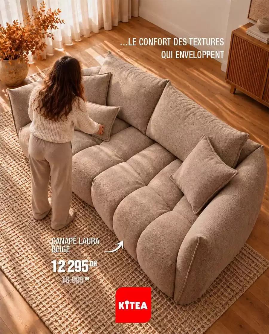 Canapé Laura Beige