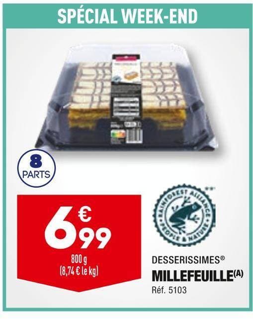 DESSERISSIMES MILLEFEUILLE