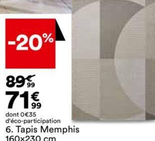 Tapis Memphis 160×230 cm