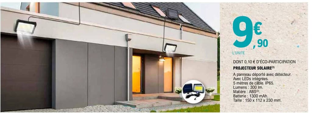 PROJECTEUR SOLAIRE(¹)
