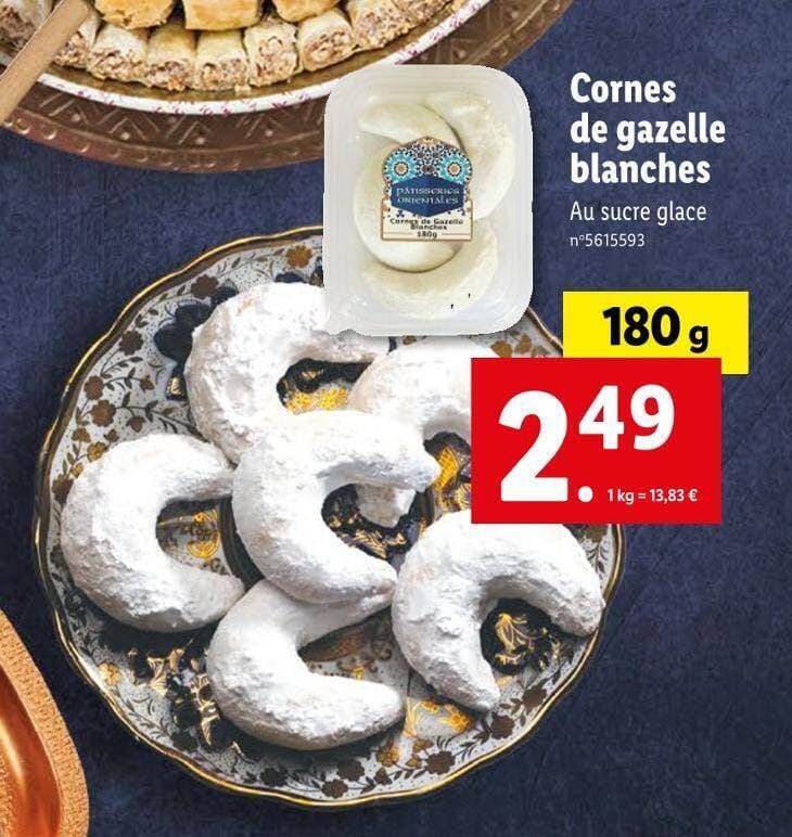 Cornes de gazelle blanches