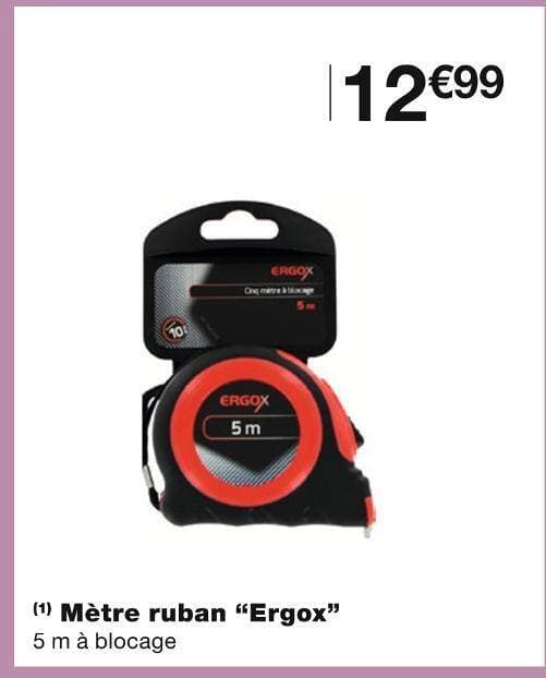 Ergox Mètre ruban