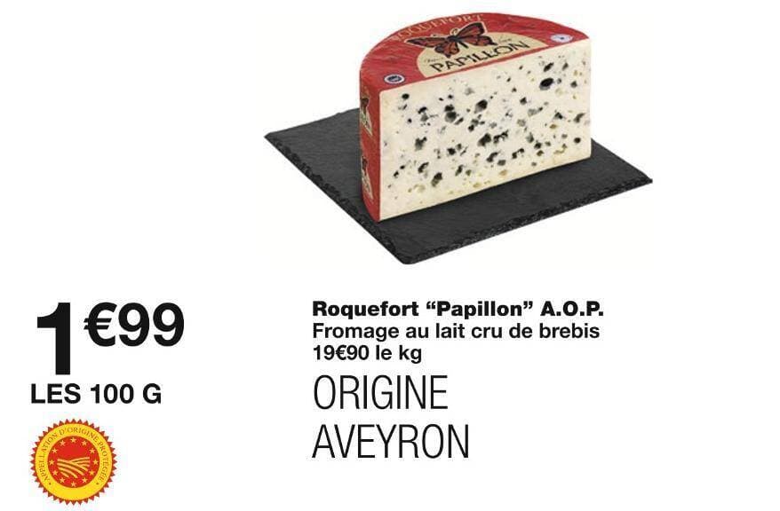 Papillon Roquefort A.O.P