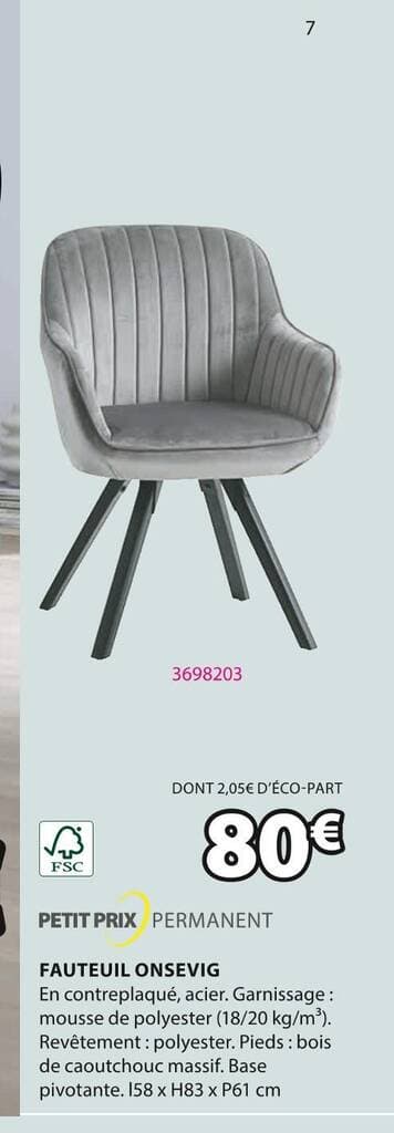 FAUTEUIL ONSEVIG