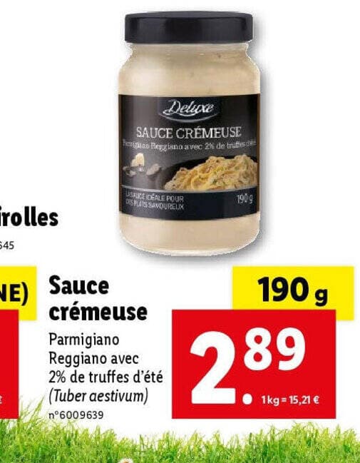 Sauce crémeuse