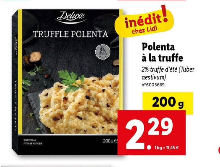 Polenta à la truffe
