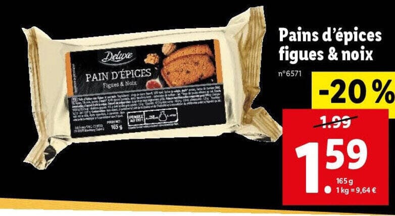 Pains d'épices figues & noix