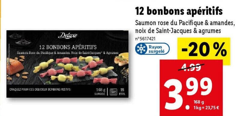12 BONBONS APÉRITIFS