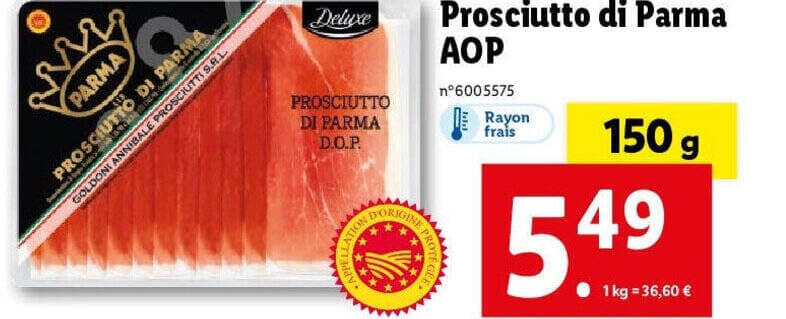 Prosciutto di Parma AOP