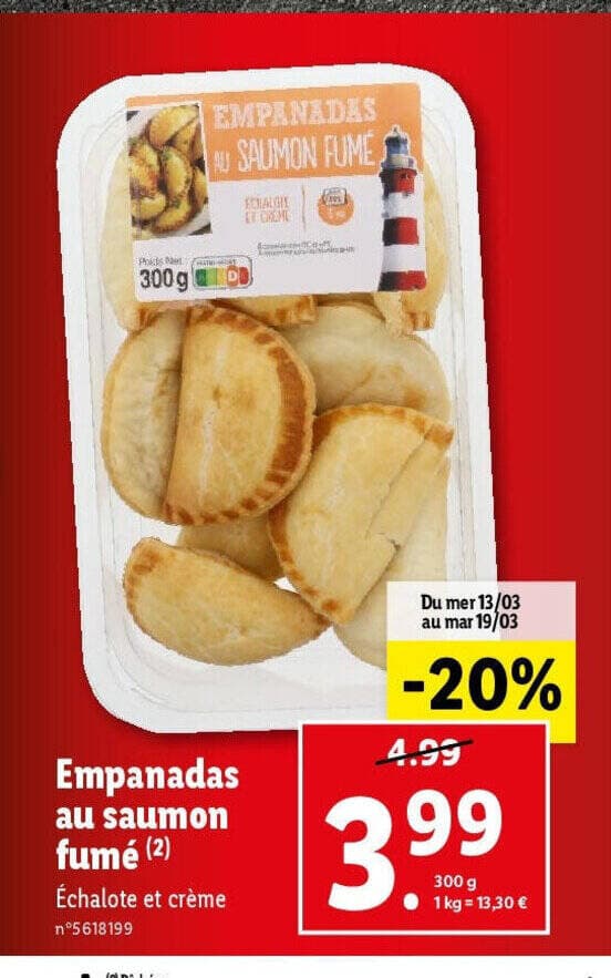 Empanadas au saumon