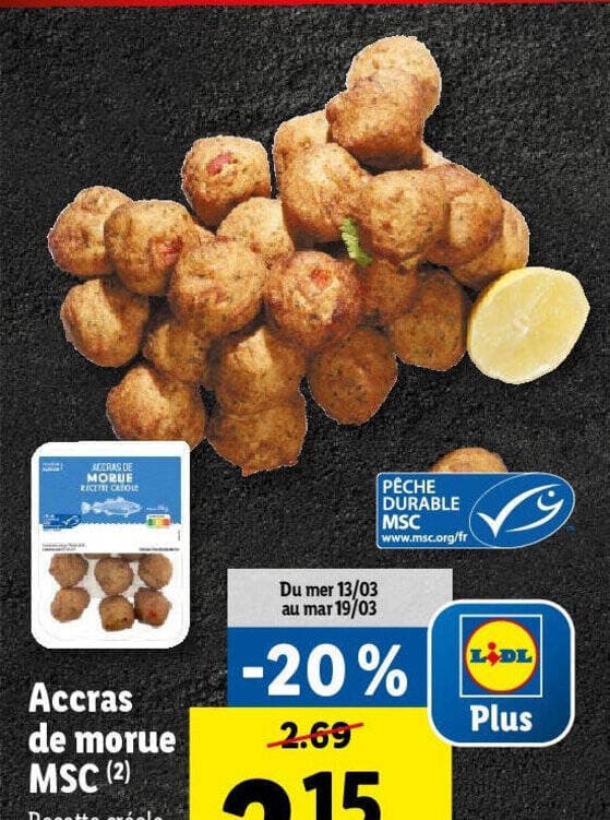 Accras de morue MSC