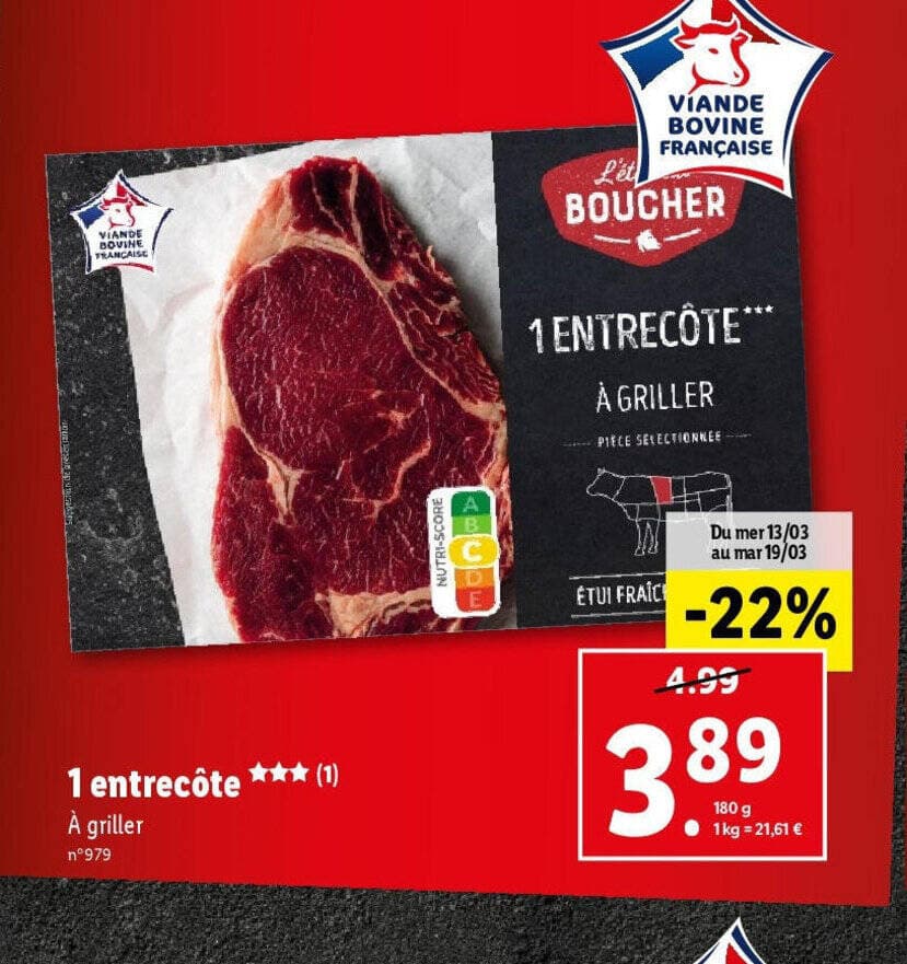 1 entrecôte