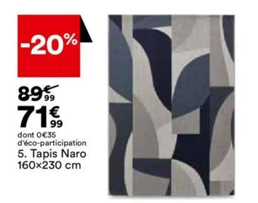 Tapis Naro 160x230 cm