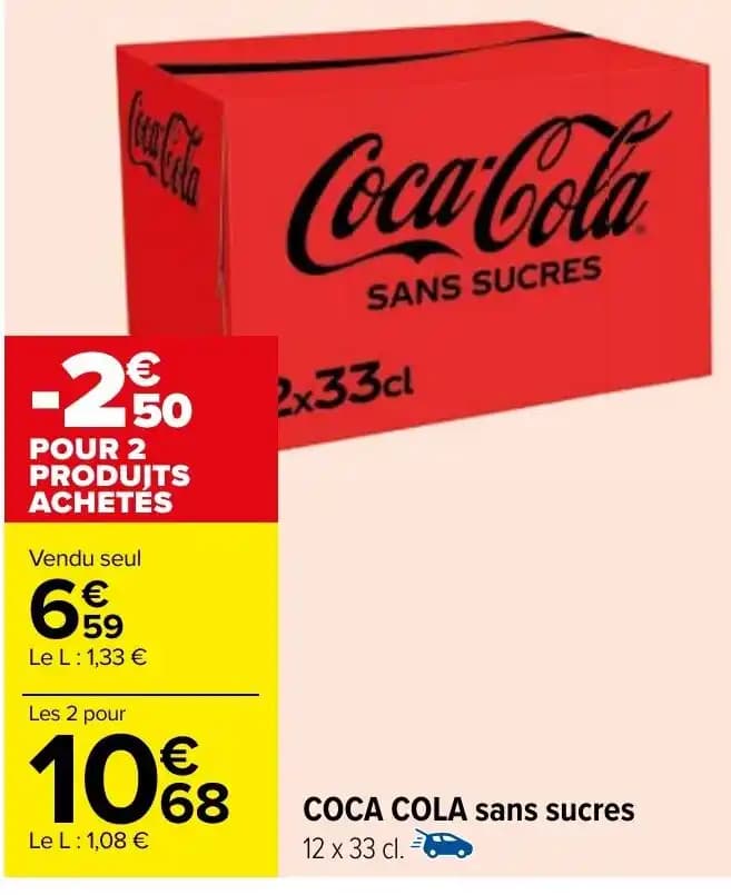 COCA COLA sans sucres
