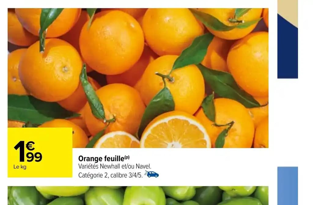 Orange feuille (P)