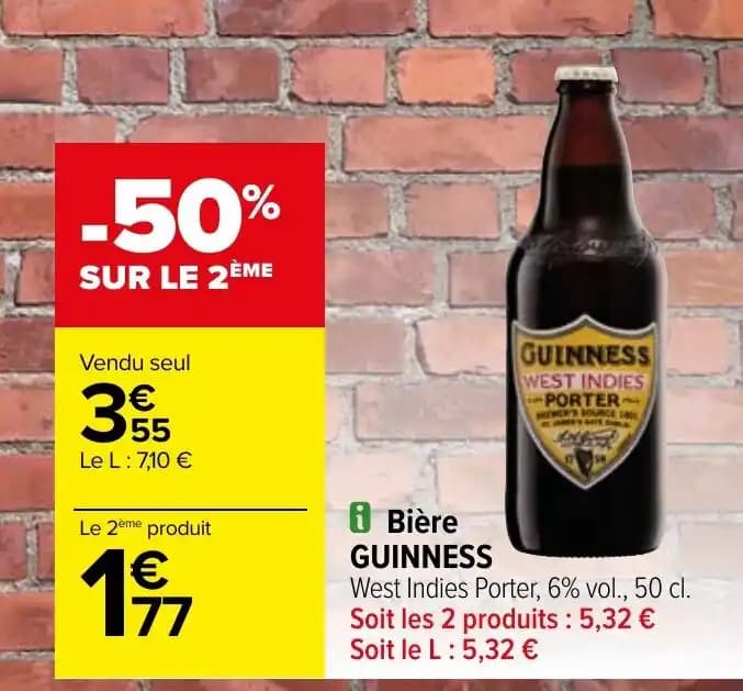 Bière GUINNESS