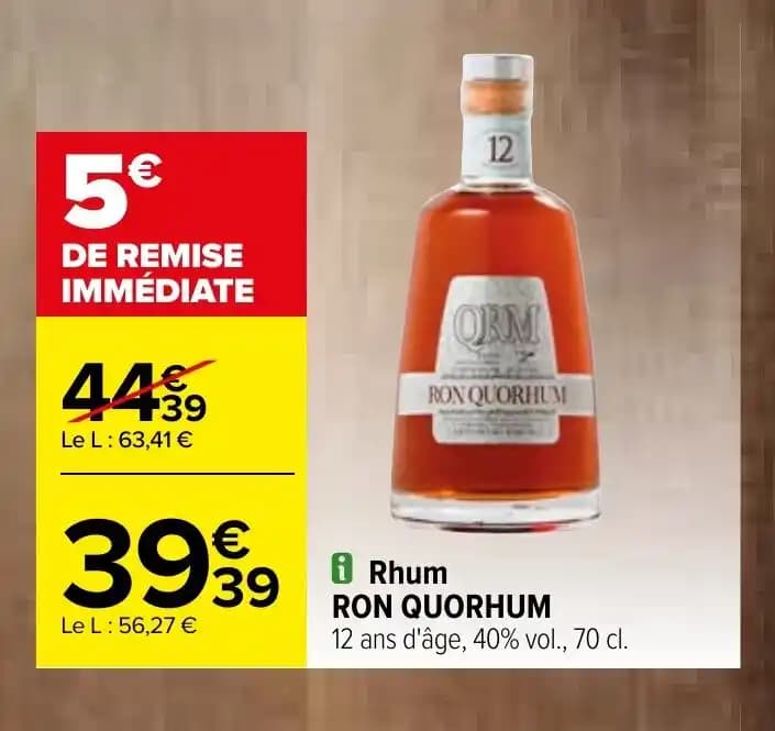RON QUORHUM Rhum