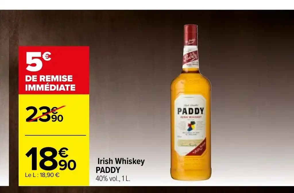 Irish Whiskey PADDY