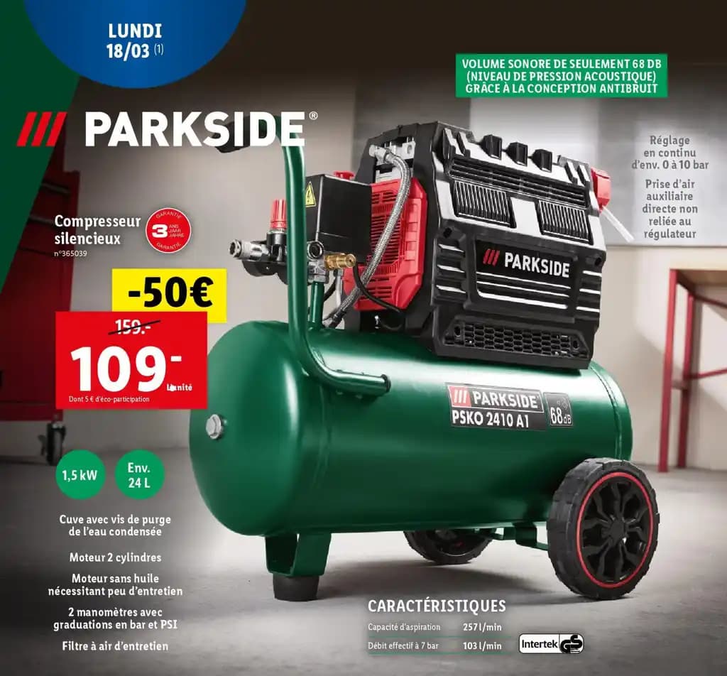 Compresseur silencieux