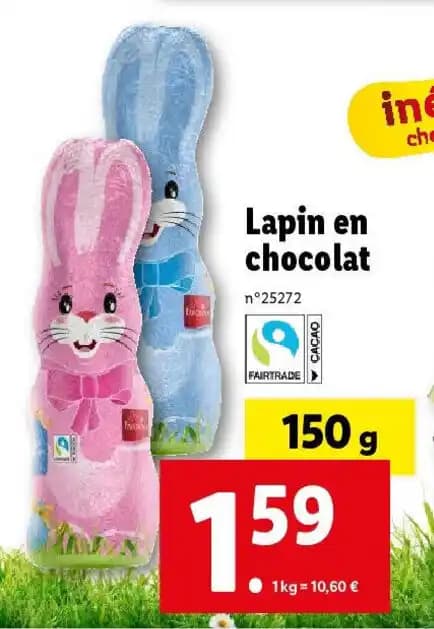 Lapin en chocolat