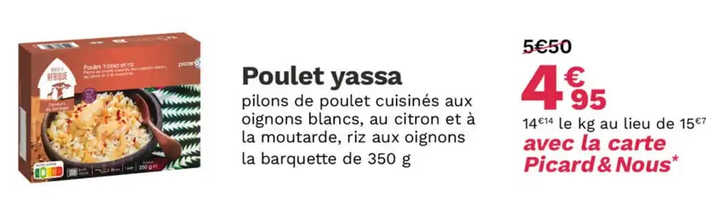 Poulet yassa