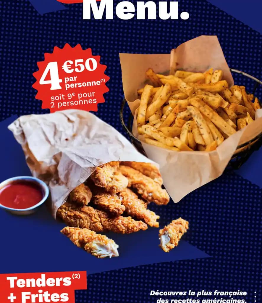 Tenders(2) + Frites