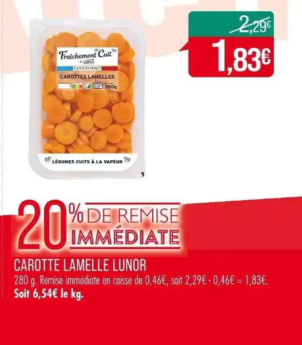 LUNOR CAROTTE LAMELLE