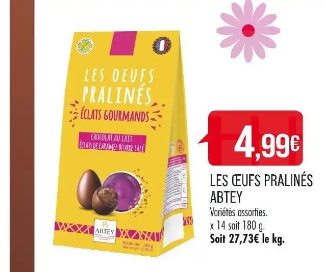 ABTEY LES ŒUFS PRALINÉS