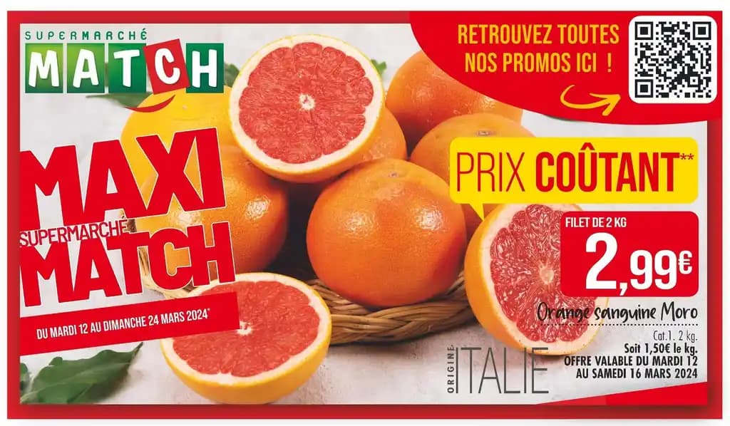 Orange Sanguine Moro