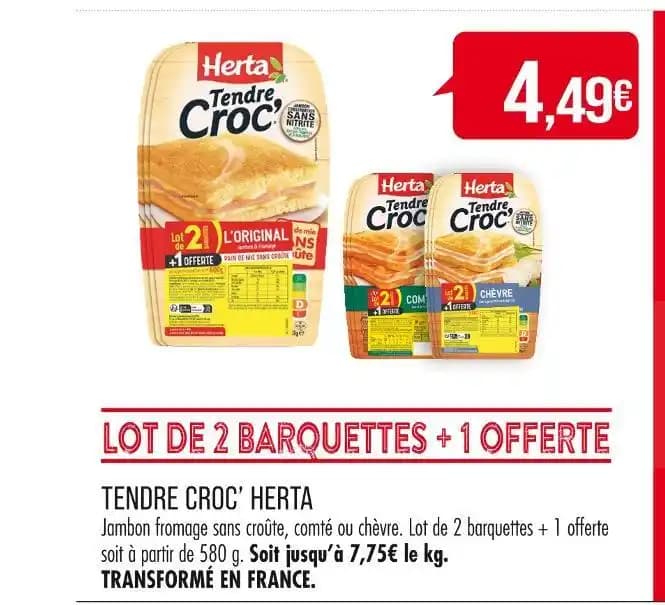 HERTA TENDRE CROC’