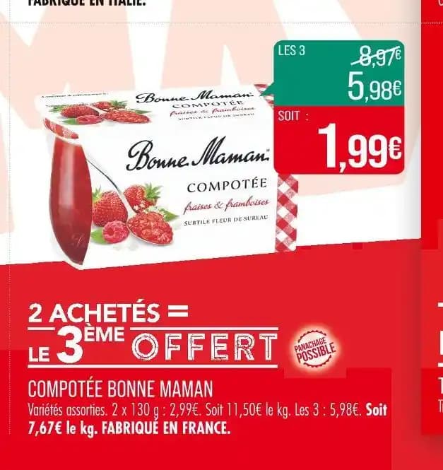 BONNE MAMAN COMPOTÉE