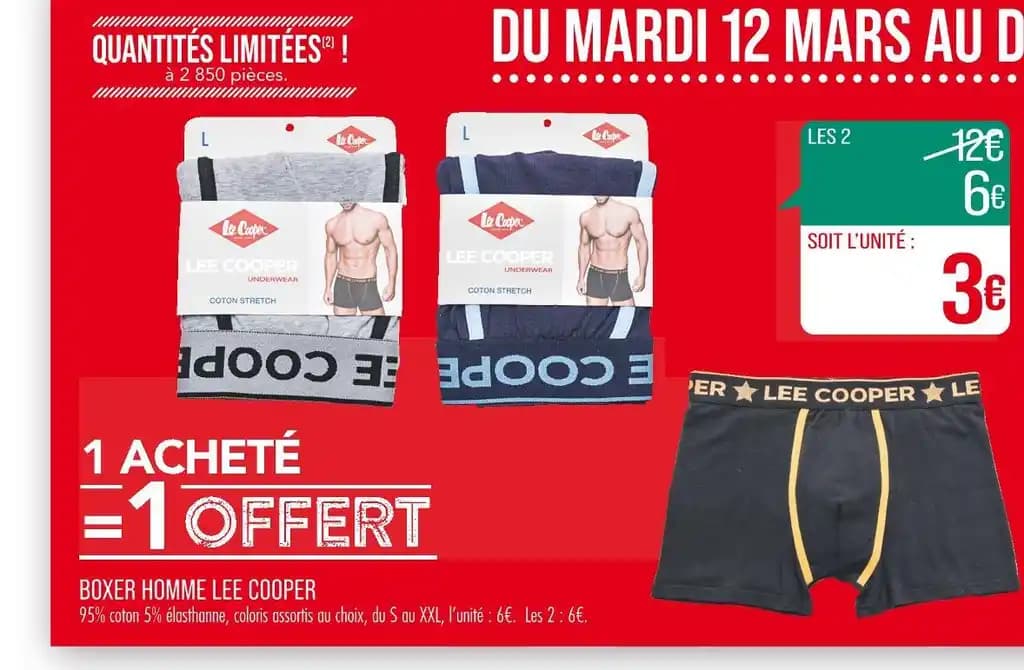 LEE COOPER BOXER HOMME